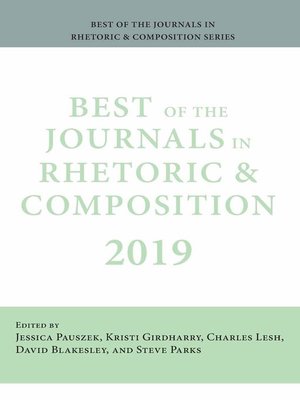 cover image of Best of the Journals in Rhetoric and Composition 2019